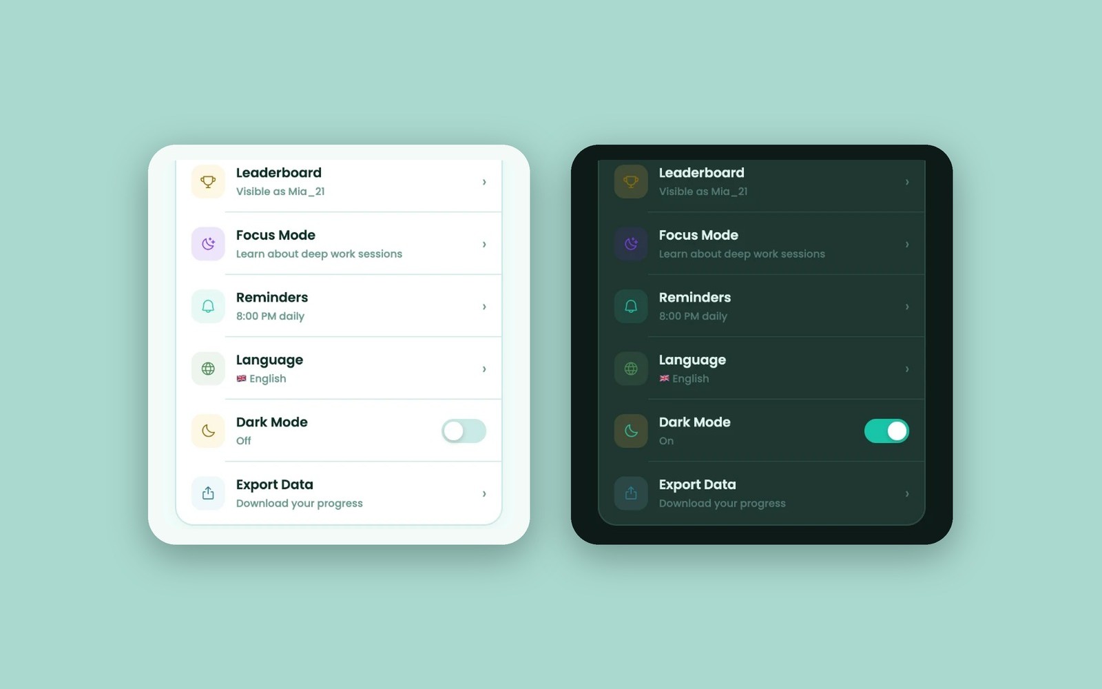 Dark Mode